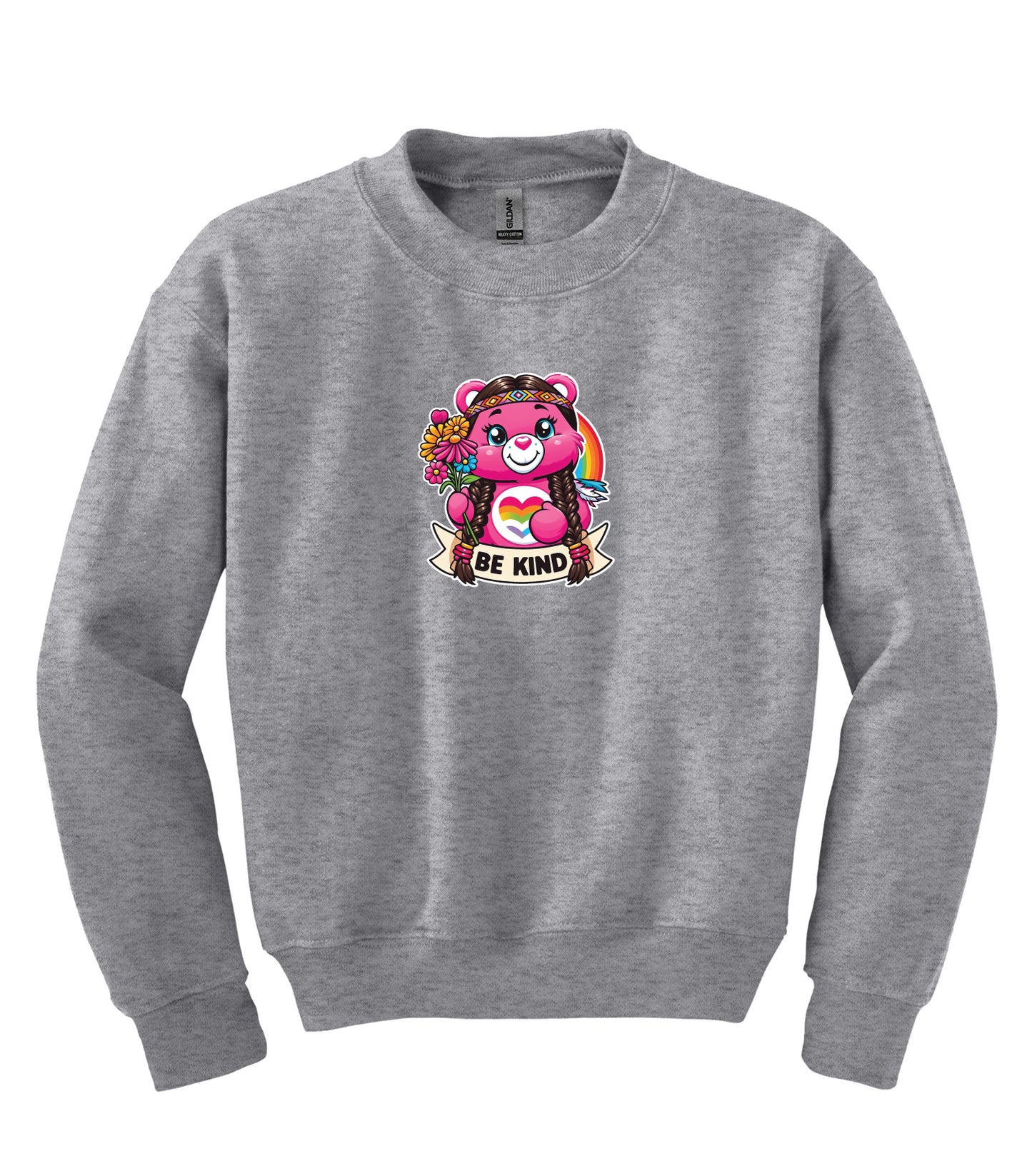 Indigenous Care Bear 1 - Crewneck